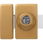 Verrou de porte 2 entres abus ref v83cc bronze - [dimensions:canon de 50mm]