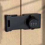 Verrou de porte  code en acier inoxydable avec vis pour casiers d'cole ou de maison, remises, armoires, ...