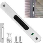 Verrou porte coulissante inox ? serrure s�curit� pour baie vitr�e et fen�tre, montage facile, taille ...