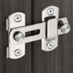 Verrou porte coulissante serrure volet loquet porte verrou portail � bascule boulon avec vis pour porte, ...