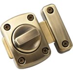 Verrou porte interieure securite porte d'entr�e rotatif, loquets et verrous de portes en m�tal pour chambre ...