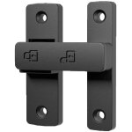 Verrou robuste coulissant / battant  90 / 180 avec serrure de scurit pour portails, abris de jardin, ...