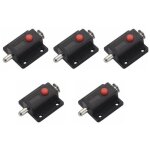Verrou targette, loquet à glissière de sécurité à bouton à ressort automatique pour armoire, loquets ... Verrou targette, loquet à glissière de sécurité à bouton à ressort automatique pour armoire, loquets ...