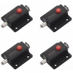 Verrou targette, loquet à glissière de sécurité à bouton à ressort automatique pour armoire, loquets ... Verrou targette, loquet à glissière de sécurité à bouton à ressort automatique pour armoire, loquets ...