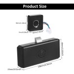 Verrou de tiroir intelligent � empreinte digitale t4, d�verrouillage rapide en 0, 5 s, compatible avec ...