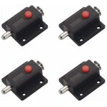 Verrouillage targette, loquet coulissant de s�curit� automatique avec bouton � ressort pour armoires, ...