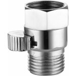 Ulisem pomme de douche robinet d'arrt en laiton avec interrupteur vanne 1 / 2 male femelle vanne d'arrt ...