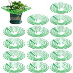 (vert)15 pi�ces support fraisier, plastique amovible supports pour fraises diam�tre 30. 6 cm support ...