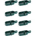 Vert kit de 8 tendeurs de fil plastifié pour clôture, maille, séchoir à linge, en métal pour jardin, ... Vert kit de 8 tendeurs de fil plastifié pour clôture, maille, séchoir à linge, en métal pour jardin, ...