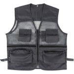 Veste militaire respirante avec poches multiples pour p�che et activit�s ext�rieures - taille xxl gris ...