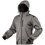 Veste de travail softshell avec capuche amovible, taille xxl
