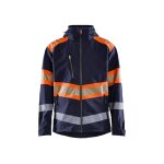 Veste de travail softshell haute visibilit 4494 - marine / orange xl