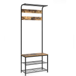 Vestiaire fyrk, bois antique, 70 x 190 cm, vicco Vestiaire fyrk, bois antique, 70 x 190 cm, vicco