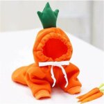 V�tement � capuche pour chien - manteau chaud en forme de carotte - v�tement d'ext�rieur pour petits ...