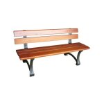 Banc en fonte / bois pour jardin, 150 cm, vette 03806