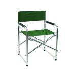 Vette - chaise de r�alisateur en aluminium vert - cm. 56x47x78h.