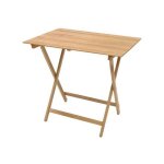 Table pliante en bois 80x60 metalsomma