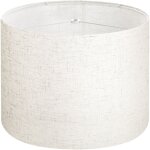 Vevor abat - jour tambour, 330 x 330 x 250 mm, abat - jour de remplacement moyen en lin pour lampes de ... Vevor abat - jour tambour, 330 x 330 x 250 mm, abat - jour de remplacement moyen en lin pour lampes de ...