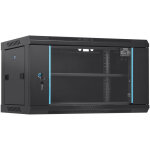 Vevor armoire de serveur reseau 6u boitier de serveur montage mural profondeur 394 mm charge 90 kg avec ...
