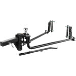 Vevor attelage de distribution de poids 453 kg attelage de repartition de charge avec tige 50 mm, boule ...
