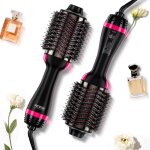Vevor brosse soufflante seche - cheveux ionique 4 en 1 volumateur de style revetement titane electrolytique ...