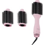 Vevor brosse soufflante seche - cheveux ionique tete 65 mm 75 mm volumateur de style enduit titane electrolyti ...