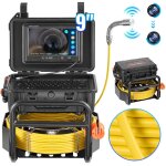 Camera inspection canalisation 70 m endoscope drain auto - nivellement, avec emetteur 512 hz, compteur ...