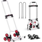 Vevor chariot deescalier 118 kg diable monte escalier pliable robuste avec poignee telescopique, 10 roues, ... Vevor chariot deescalier 118 kg diable monte escalier pliable robuste avec poignee telescopique, 10 roues, ...