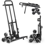Vevor chariot deescalier 208 kg diable monte escalier pliable robuste avec double poignee, 6 roues, 2 ... Vevor chariot deescalier 208 kg diable monte escalier pliable robuste avec double poignee, 6 roues, 2 ...