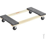 Vevor chariot de demenagement capacite de charge 454 kg deplace meubles en bois dur 762x457, 2x130 mm ...