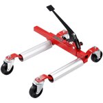 Vevor chariot de manutention de voiture capacite 680 kg, chariot deplace voiture a cliquet, roues rotatives ...