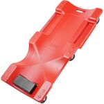 Vevor chariot de visite 101, 6 cm, chariot de mecanicien charge 158, 8 kg, en plastique moule en pehd, ...