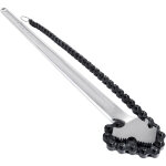 Vevor cle a chaine poignee 610 mm chaine 560 mm, cle a tuyaux en acier au carbone, adaptee a la reparation ...