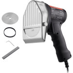 Vevor couteau a kebab electrique 80 w, trancheuse a viande turc shawarma d�ner kebab commerciale en inox, ...