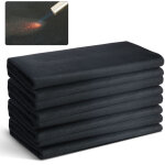 Vevor couverture de soudage ignifuge, lot de 4 couverture anti - feu fibre de carbone 950x910 mm resistante ...
