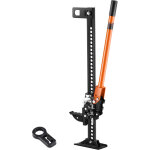 Vevor cric tout - terrain 4x4 capacite de charge 3, 18 tonnes, cric a cremaillere hi - lift haute levee ...