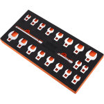 Vevor ensemble de cles a pattes d'oie 20pcs, entrainement 3 / 8', metrique 10 - 22 mm sae 3 / 8 - 7 / ...