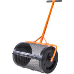 Vevor epandeur de compost mousse de tourbe, 60 cm, epandeur de gazon a rouleau, avec poignee t hauteur ...