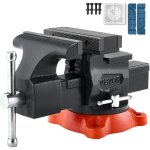 Vevor etau etabli polyvalent largeur machoire 140 mm, etau atelier fonte ductile, ouverture max de machoire ...