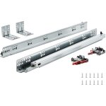 Mophorn - vevor glissieres de tiroir, 10 paires coulisse tiroir a bille 533, 4 mm silencieuse fermeture ...