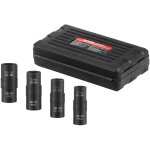 Vevor jeu de douilles a chocs pour ecrous de roue 4pcs, coffret de douilles pour ecrous a entrainement ...