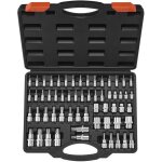 Vevor jeu de douilles torx et torx externes 60pcs, t6 - t70, tt6 - tt70, tp8 - tp60, e4 - e24, entrainements ...