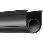 Mophorn - vevor joint porte garage 6m bande deetancheite en caoutchouc 10cm de largeur extremite en t ...