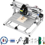 Vevor kit machine a graver cnc 3018 ?module laser 500 mw, 3 axes zone de travail 30 x 18 x 4, 5 cm controle ...