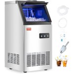 Vevor - machine a glacons autonome, capacite de production 36, 3 kg / 24 h et capacite de stockage de ...