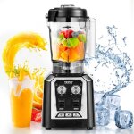 Vevor mixeur professionnel de comptoir, blender electrique avec bol en verre de 2 l, melangeur 3 fonctions ...