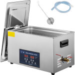 Vevor nettoyeur a ultrasons double frequence 30 l, professionnel nettoyeur a ultrasons 220 v avec chauffage, ...