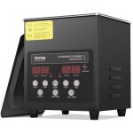 Vevor nettoyeur a ultrasons numerique 2 l, machine de nettoyage a ultrasons 60 w, avec mode doux et degazage ...