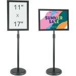 Mophorn - vevor porte - affiche 420 x 297 mm presentoir sur pied rotation a 360� hauteur reglable 850 ...