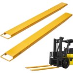 Vevor rallonges de fourches a palette 1820x140 mm extensions de fourche pour chariot elevateur industriel ...